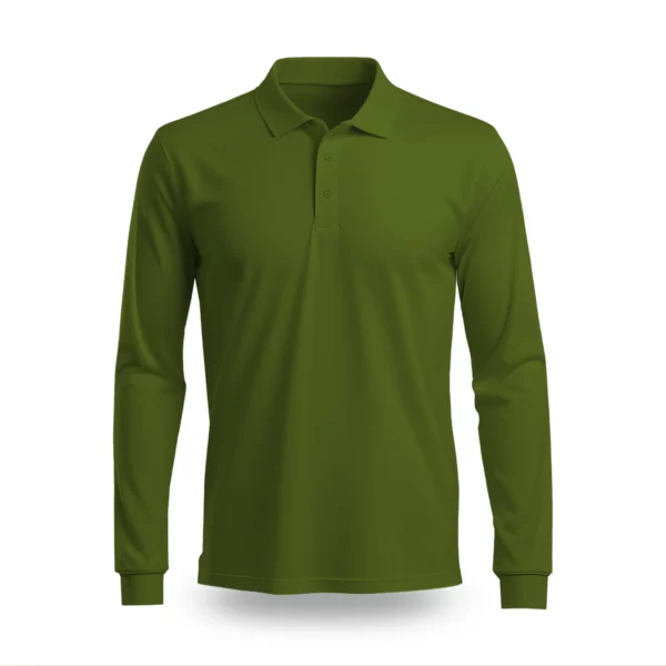 Polo manches longues homme