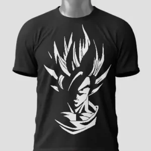T-shirt Goku Black - Citation 'Zero Mortals Plan' - Coupe oversize