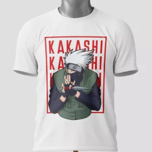 T-shirt Kakashi - Sharingan droit glow - Coton 240g/m² premium