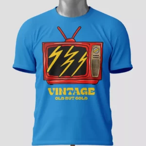 T-shirt Vintage tv Pub Tunivision 1985 - Style rétro tunisien